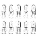 WITSUN G9 Halogen Leuchtmittel, 10 Stück 40W G9 Halogenlampe, Warmweiß 2800K, 360° Abstrahlwinkel und 100% Dimmbar, 600LM, Wechselstrom 220–240 V