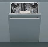Bauknecht BSIO 3T223 PE X Vollintegrierter Geschirrspüler/ 45 cm Breite/ PowerClean / Hygieneprogamm / MultiZone / Vollwasserschutz