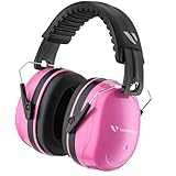 Vanderfields 33dB Lärmschutz Kopfhörer Erwachsene – Gehörschutz für Baustelle & Schießsport, Faltbar, Geräuschunterdrückung, Komfortabel, Ohrenschützer Arbeit & Heimwerken