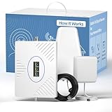 Mobilfunk Verstärker für Zu Hause, 4G LTE 3G GSM Empfangsverstärker Handy Band 3/7/20 800/1800/2600MHz Handy Signalverstärker Mobilfunk Repeater für Vodafone O2 Telekom T-Mobile E-Plus