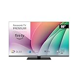 Panasonic Premium TV-50W80AEZ, W80 Serie 50 Zoll, 4K Ultra HD QLED Smart TV, 2024, Fire TV, Dolby Vision & Atmos, Game Mode Plus, Alexa Sprachsteuerung, Airplay, Schwarz