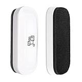 maxtek Whiteboard Schwamm Magnetisch, 2er Pack Starker Magnetischer Radierer, Whiteboard Zubehör & Eraser für Trockenreinigung auf vielen Oberflächen (Weiß, 2 Stück)