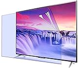 Anti-Glare Film TV Screen Protector 55 Inch TV Anti Blue Light Screen Protector Filtering Out Blue Light [Anti-Glare] [Anti-Ultraviolet] Protector Film Fits LCD, Led, 4K OLED and QLED HDTV