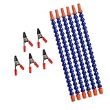 Flexible Arme Clip Löten Helfende Hand Dritte Hand Halter 5 Arme Einstellbare Lötklemme Halter Lupe Schweißen Elektronik Reparatur Klemme mit Lupe
