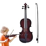Violine Für Kinder – Rollenspiel Musikinstrument Für Junge Anfänger Mädchen, Realistische Geige Zum Lernen Üben Zuhause Unterwegs | Geschenkidee Für Schüler Geburtstag Familienfeier Musikunterricht Tr