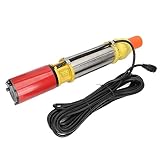 Cryfokt Hochleistungs-Gleichstrom-Tauchpumpe aus Edelstahl, Bürstenlose Solarpumpe für Bewässerungssysteme, 5 ³/h, Hubhöhe 20 Meter