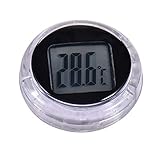 Motorrad Digital Thermometer, Wasserdicht Langlebig Digitales Thermometer, Klein und Handlich Auto Thermometer für Hauptbadezimmer Schlafzimmer