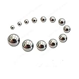 YHNNH, Lagerkugeln, Stahlkugel Präzisionsstandard 21/22/23/24/25/26/27/28/29/30 mm Vollkugel, 1 kg – Präzisionsstahlkugel/1 kg(7mm)