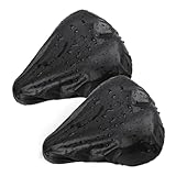 flintronic Set Sattelbezug Wasserdicht Fahrrad,Fahrradsattel Regenschutz in Universalgröße,Überzug Fahradsattelschutz,Universal-Passform für jedes Fahrrad