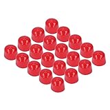 20 Stück Feuerfeste PVC-Gewindeschutzkappe Tragbare PVC-Rohr-Endkappe für Runde Rohrschelle (40 mm)
