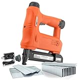 Tacwise 1700 Master Nailer 12V 191 Akku Klammer-/Nagelpistole mit 1000 Klammern und 2000 Nägeln, verwendet Typ 91 Klammern und Typ 18G Nägel