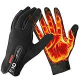 Winterhandschuhe für Damen, warme Handschuhe für Herren und Damen, Touchscreen-Winterhandschuhe – winddichte Sporthandschuhe zum Autofahren, Wandern, Radfahren