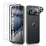 Aerku Schutzfolie für Google Pixel 10 Pro für Panzerglas, 2 Stück Schutzglas und 2 Stück Kameraschutz, 9H Härte, 0.33mm Ultra-klar Folie, Anti-Kratzen Anti-Bläschen Bildschirmschutzfolie