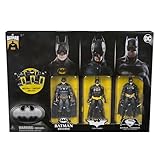 Ultimate Batman Set mit 3 Batman Figuren (10cm) aus den Filmen Batman Returns, The Dark Knight und Batman v. Superman. Ab 3 Jahren
