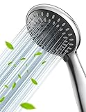 VOXON Hochdruck Duschkopf, Wassersparender Handbrause Dusche, Druckerhöhend Brausekopf, Shower Head mit 5 Strahlarten, Anti-Kalk Sparduschkopf, Duschbrause für Badezimmer, Hotel und Zuhause