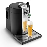 Krups Tireuse à Bière Pompe Machine à Pière Pression Beertender Bierzapfanlage, Zapfmaschine, 5 l, Temperaturanzeige, verbleibendes Volumen, Chrom VB700800, Thermoplast, Schwarz/Anthrazit