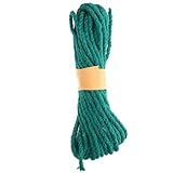 GANAZONO Robuste Natur Hanfseil für Katzenspielzeug DIY Kratzbaum Reparatur und Dekoration Vielseitiges Sisalseil für Katzenmöbel und Garten Tiefgrün