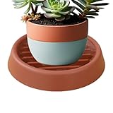 CGACCSD Blumentopf-Untersetzer, Pflanzgefäß-Untersetzer, Sukkulenten-Tablett für Zuhause, robuste Blumentopf-Untersetzer für den Innen- und Außenbereich, ideal für