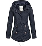 ONLY Damen Onlnew Lorca Spring Parka Jacket CC OTW Parka, per Pack Blau (Blue Graphite Blue Graphite), 42 (Herstellergröße: XL)