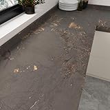 HotDecor Tapete Betonoptik Braun Klebefolie Möbel Abwaschbare Küchentapeten Selbstklebende Marmor Folie Arbeitsplatte Küche Retro Tapete Badezimmer Wasserfest Folie für Küchenschränke 40cm x 200cm