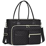 RAINSMORE Lehrertasche 17.3 Zoll Laptoptasche Damen Aktentasche mit Isolierter Tasche Arbeitstasche Damen für Krankenschwestern, Lehrer, Universität, Business