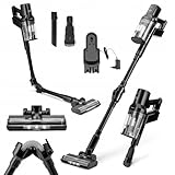 huslog FlexiSpace, Akku Staubsauger Kabellos, handgehalten, beutellos, 2-in-1, bürstenlos