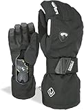 Level Fly - Snowboard Handschuhe, Thermohandschuhe Winter Herren mit Verstellbarem Riemen und Stulpe, Ski- und Winterhandschuhe Herren Wasserdicht, Atmungsaktiv für Snowboard und Skifahren - 1 Paar