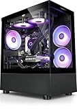 Kiebel Gaming PC Invader XS, AMD Ryzen 7 9700X, 32GB DDR5-6000, Radeon RX9070 16 GB GDDR6, 1TB M.2 SSD, WLAN, Bluetooth, Windows 11 [187218]