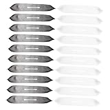 SOLUSTRE 20 Stück Teiliges rutschfeste Schwamm Kleiderbügel Schutzüberzüge Schonender Kleiderbügel Anzüge und Mäntel Kratzfest Platzsparend für Drahtkleiderbügel