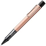 LAMY Lx Kugelschreiber 276 – Kuli aus Aluminium in der Farbe Rosegold mit transparentem Griffstück und veredeltem Met...