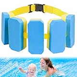 Schwimmgürtel Kinder 3-6 Jahren, Schwimmhilfe mit 5 Eva, Schwimmlernhilfe für von 30 kg, Verstellbarer Schwimmgurt, Schwimmhilfe Kinder
