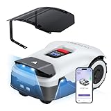 ANTHBOT Genie 600 Mähroboter mit Einfacher Garage, Ohne Begrenzungskabel, RTK & 4-Kamera-Vision, KI-Hinderniserkennung, Präzise Navigation, Smarte App-Steuerung, Max. 900 m²