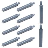 Türdämpfer Möbeltürdämpfer Tür Dämpfer Buffer - 10 Stück Versteckt Plastik Latch Schließen Damper Buffer Push to Open System für Schranktüren Geräuschreduzierung Antikollision Stoßdämpfung.