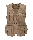 Btmpmcs Herren Outdoor Anglerweste mit Vielen Taschen Schnelltrocknend Weste Leicht Multifunktionsweste Ärmellos Jacke für Jagd Camping Fotografie Wandern Safari
