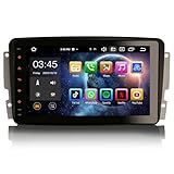 8-Kern 4GB+64GB 8 Zoll Android 14 Autoradio für Mercedes W203 W209 A/C/G Klasse CLK W463 W168 Viano Vito W639 Unterstützt GPS Navi Bluetooth CarPlay Android Auto DSP WiFi 4G DAB+ RDS USB Canbus SWC