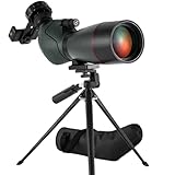 Spektiv Sportschützen 25-75x70, HD BAK4 Prisma FMC Monokular Dual Focus IPX6 Wasserdicht Tragetasche Spektive für Sportschützen Vogelbeobachtung