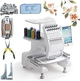 Industrielle computergesteuerte Nähmaschine mit 25,4 cm großem Farb-Touchscreen, 12 Nadeln, 30,2 x 20,1 cm Stickbereich, Quilt-Funktion