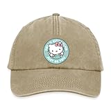 Spreadshirt Hello Kitty Just Be You Hello Kitty Club Relaxed Vintage Cap, One Size, Vintage Beige