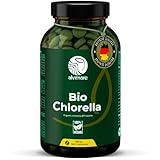 Alvimare Bio Chlorella Tabletten – 360 Stück (180g), 100% reines Chlorella Pulver aus kontrollierter Landwirtschaft, Bio-zertifiziert & laborgeprüft, hoher Chlorophyllgehalt, vegan & glutenfrei