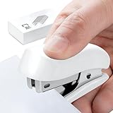 Schreibtischhefter | Mini-Hefter mit integriertem Heftgerät | Lehrermaterial zum Binden von Blättern | für Studium, Büro, Zuhause, Schule, Reisen