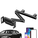 Tablet-Halterung, Tablet-Kopfstützenhalterung, Telefonhalterung, Edelstahl, 360 Grad drehbar, verstellbar, mobiler Ständer, für Sitzaufbewahrung, Rücksitz-Organizer, Auto, LKW, die meisten Smartphones