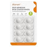 Aieve Kugelrollen für kleine Küchengeräte, 8 Stk. Mini Möbelrolle, Kleberollen für Kaffeemaschine selbstklebende 360° drehbare Rollen Zubehör für Heißluftfritteuse Küchengeräte Aufbewahrungsbox usw.