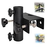Sonnenschirmhalter Balkongeländer, Robuster Balkonschirmhalter, Sonnenschirmständer Balkongeländer, Feste Clip Halterung Schirmständer Für Balkon, Terrasse Oder Tisch, Camping