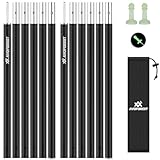AVOFOREST Zeltstangen Campingstangen für Planen,Aluminium-Zeltstange,Höhe 72–204 cm,Sonnensegel Stange Sturmsicher und Wetterfest,Zeltstangen für Tarp