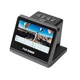 Digitalfilmscanner, 5 -Zoll -Farb -HD -LED -Bildschirm, Eingebaut in 16 GB Speicher, Konvertiert 135/110/126/135/126/110/50 Negative und Super 8 Monochrome -Folien in JPEG -Fotos