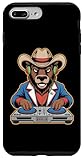 Dj Bär Cowboy Musikmixer Western Stil Hülle für iPhone 7 Plus/8 Plus