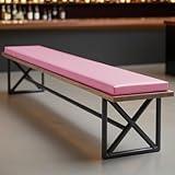 Outdoor-Bankkissen mit Reißverschluss, dickes 3 cm, Leder-Sitzkissen für 2-Sitzer, Terrassenmöbel, ideal für Gartenpicknicks, 160 x 25 cm, langlebig und bequem.