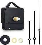 Esteopt 24MM Uhrwerk für Wanduhr Geräuschloses Uhrwerk Set,Schwarzer