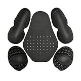 Gazocua Ellbogen Schienbeinschutz,Schienbeinschoner Motorrad,Ellbogen Schulter Rückenpolster Set,Elastische Motorrad Schienbeinschoner,Für Sport Und Reitschutz