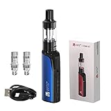 VAPTIO Cosmo Kit Elektronische Zigarette 1500 mAh 30W Power Vape Kit, Starter Kit mit 2,0 ml Cosmo Tank 2 Stück Cosmo Spule,No E Liquid No Nicotine (blue)